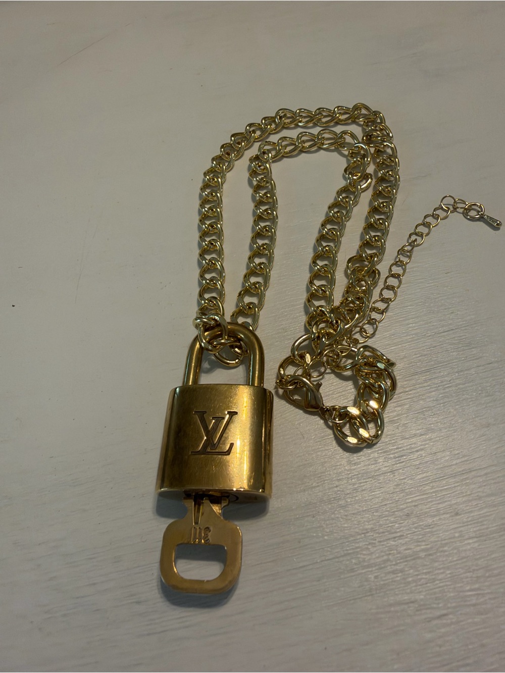 Authentic Louis Vuitton lock and key